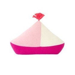 Coussin – bateau – rose