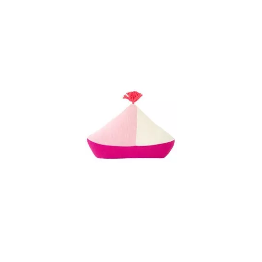 Coussin – bateau – rose