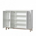 Armoire – Wood Collection – Blanc/chêne (3 portes)