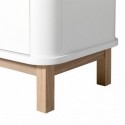 Armoire – Wood Collection – Blanc/chêne (3 portes)