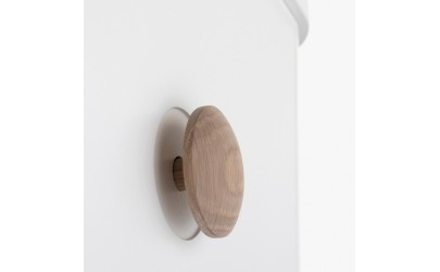 Armoire – Wood Collection – Blanc/chêne (3 portes)