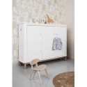 Armoire – Wood Collection – Blanc/chêne (3 portes)