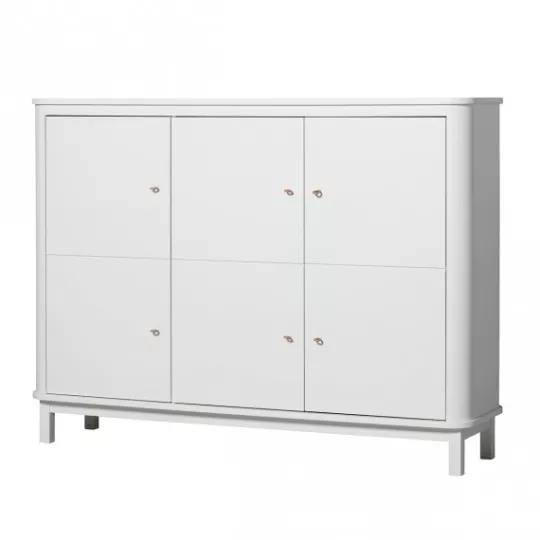 Armoire – Wood Collection – Blanc (3 portes)