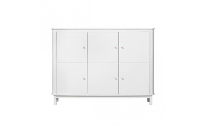 Armoire  enfant – Wood Collection – Blanc (3 portes)