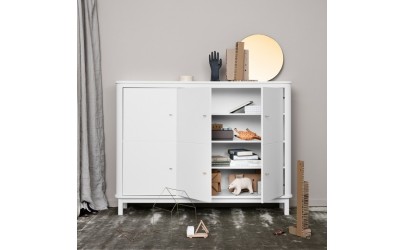 Armoire – Wood Collection – Blanc (3 portes)