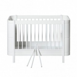 Lit de bébé évolutif – Wood Mini Collection – Blanc