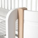 Lit mezzanine bas – Wood Mini Collection – Blanc/chêne