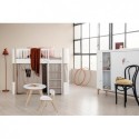 Lit mezzanine bas – Wood Mini Collection – Blanc/chêne