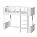 Lit mezzanine bas – Wood Mini Collection – Blanc