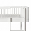 Lit mezzanine bas – Wood Mini Collection – Blanc