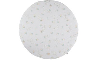 Tapis de jeux Ø 105 – Full Moon – Eclipse Aqua – blanc