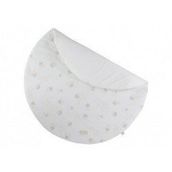 Tapis de jeux Ø 105 – Full Moon – Eclipse Aqua – blanc