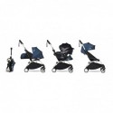 Poussette YOYO2 Babyzen complète – Bleu Air France, châssis blanc