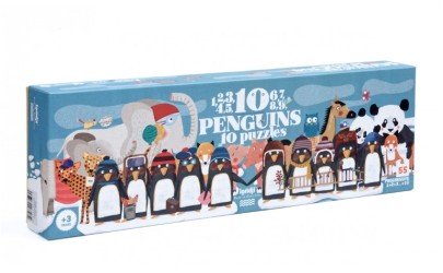 Puzzle – 10 Pingouins