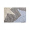 Tapis gris – 3 étoiles – Blanc/Beige/Bleu