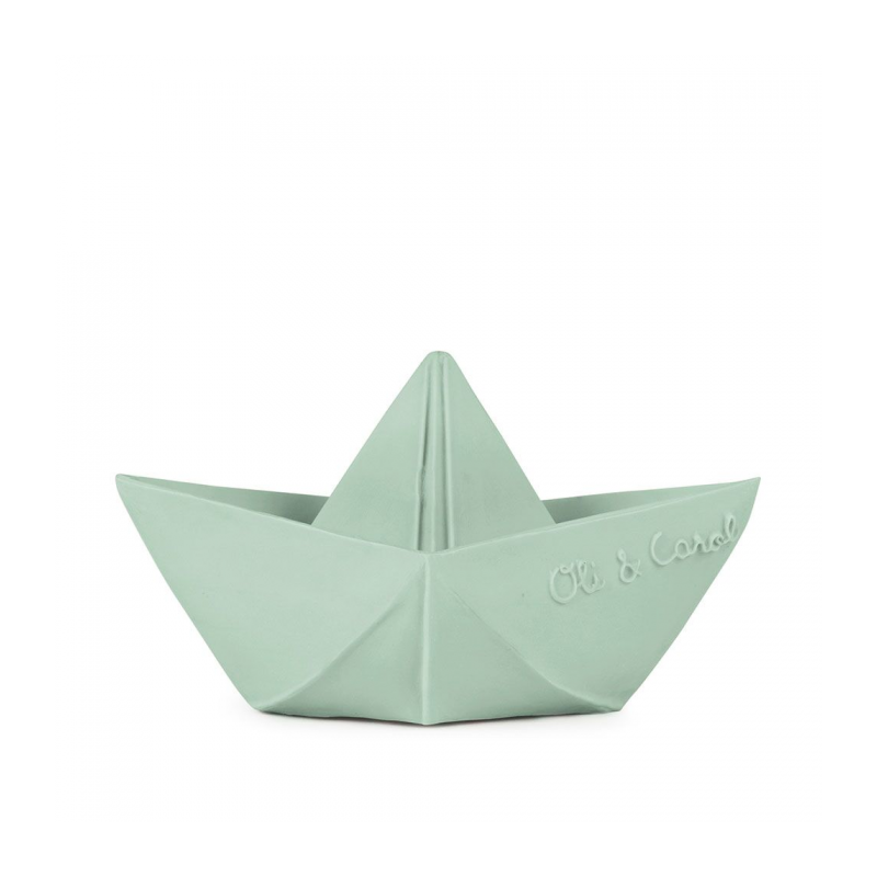 Jouet – Petit bateau origami – Menthe