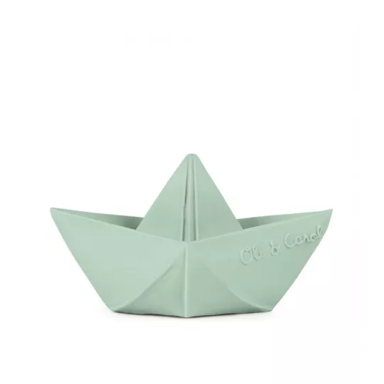 Jouet – Petit bateau origami – Menthe