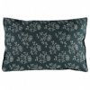 Housse de couette 140×200 – Taie d’oreiller 75×50 – Hanako Floral Thunder Bleu