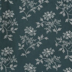 Housse de couette 140×200 – Taie d’oreiller 75×50 – Hanako Floral Thunder Bleu