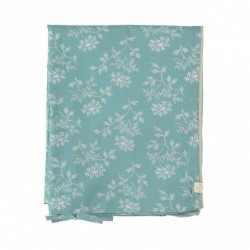 Housse de couette 140×200 – Taie d’oreiller 75×50 – Hanako Floral  vert pâle