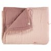Couverture Réversible – Blush/rose perle – 140×200