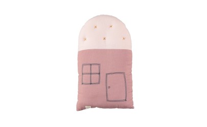 Coussin – Petite maison Rose