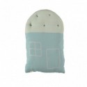 Coussin – Petite maison verte pâle