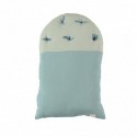 Coussin – Petite maison verte pâle