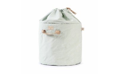 Sac de rangement – Bamboo – White Bubble – Aqua