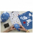 Kit Mon Globe Terrestre + Stickers