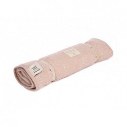 Matelas à langer Nomad 60×35 – Bulle blanche – Rose brume