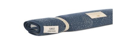 Matelas à langer Nomad 60×35 – bulles d’ or – bleu nuit