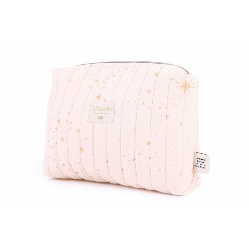 Trousse de toilette Travel 18x25x7 Etoiles d’or – Rose Rêve Trousse de toilette Travel 18x25x7 Etoiles d’or – Rose Rêve