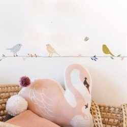 Sticker – Frise Fleurs & Oiseaux