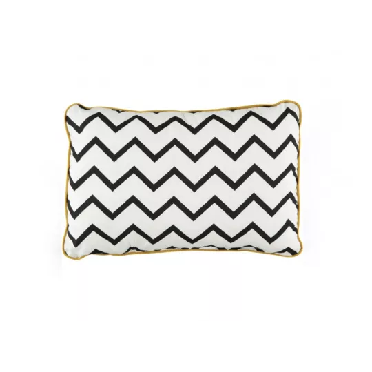 Coussin Jack – Zig zag noir