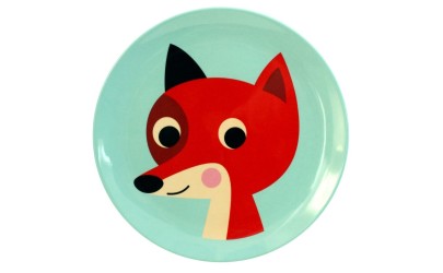 Assiette Renard Menthe