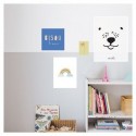 Lot de 4 affiches – Bisous