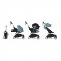 Poussette YOYO2 Babyzen complète – Aqua, châssis blanc