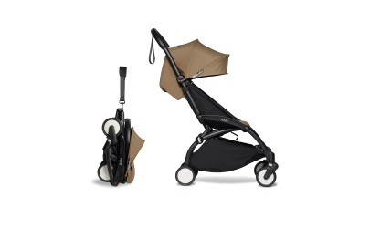 Poussette YOYO2 Babyzen complète – Toffee, châssis noir