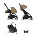 Poussette YOYO2 Babyzen complète – Toffee, châssis noir