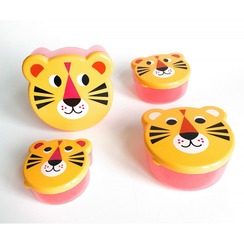 Set de boites de gouter – Tigres Set de boites de gouter – Tigres