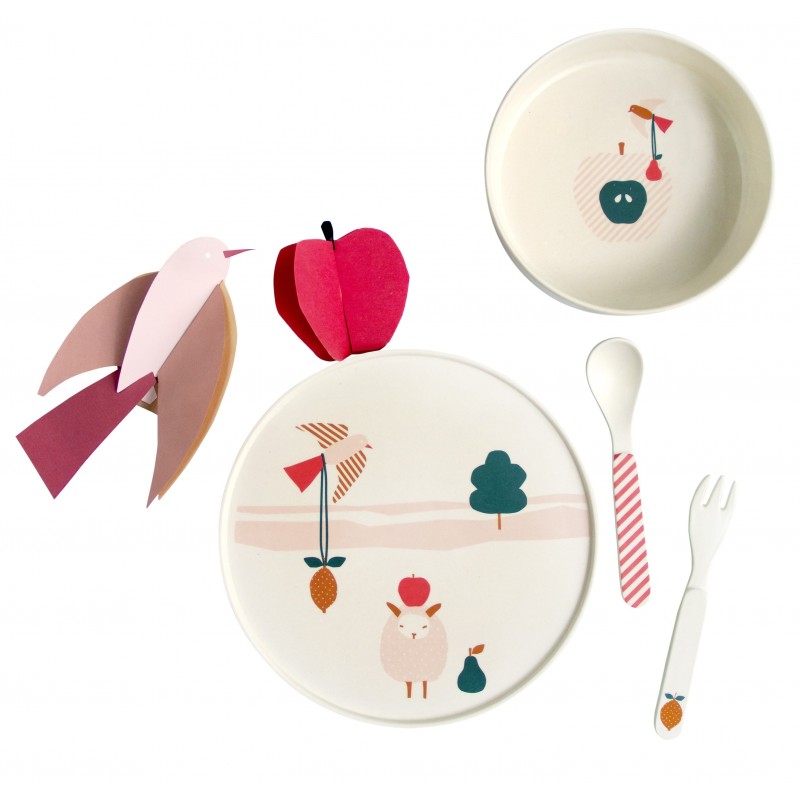 Set de table en Bamboo – Mouton Set de table en Bamboo – Mouton