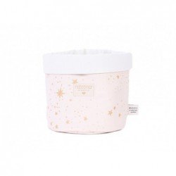 Nobodinoz-Panier – Panda – Gold Stella – Dream pink