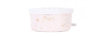 Nobodinoz-Panier – Panda – Gold Stella – Dream pink