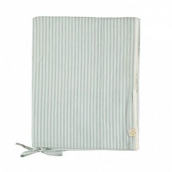 Housse de couette 100×140 – Taie d’oreiller 60×40 – Motif Rayé Marin