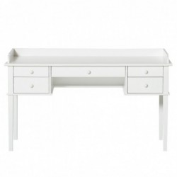 Bureau junior blanc – 5 tiroirs