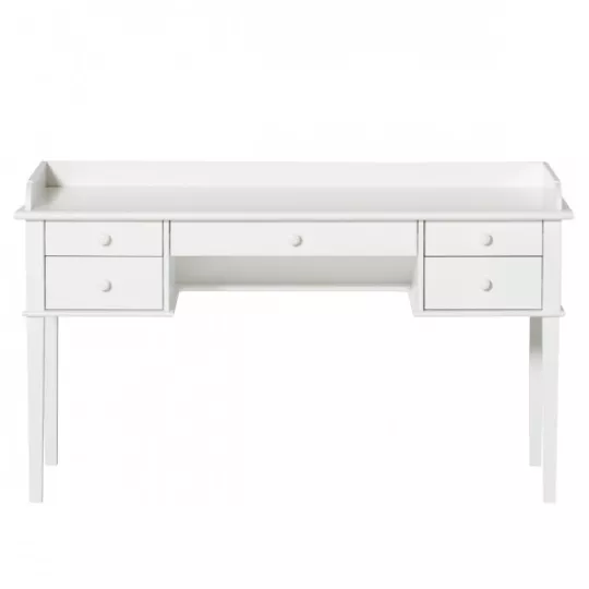 Bureau junior blanc – 5 tiroirs