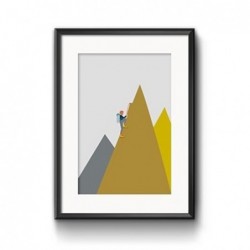 Affiche l’alpiniste
