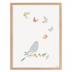 Affiche et cadre – papillons