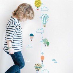 Sticker – toise montgolfières
